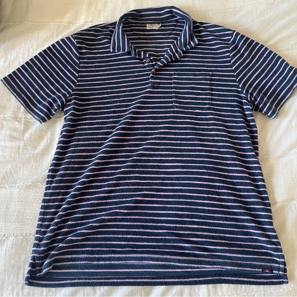 Faherty sunwashed polo shirt xl